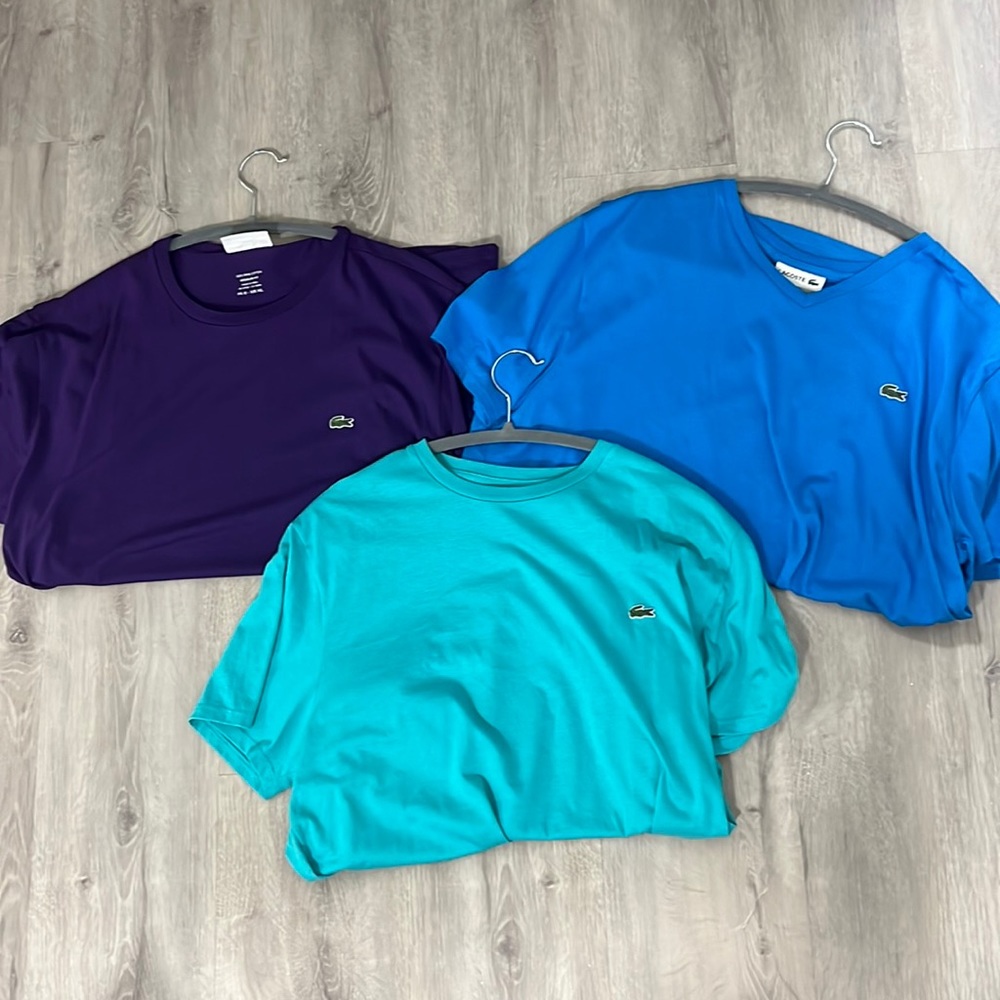 Lacoste Men’s Cotton tee bundle (4)